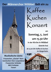 Männerchor Wöbbel Kaffee, Kuchen & Konzert 2016