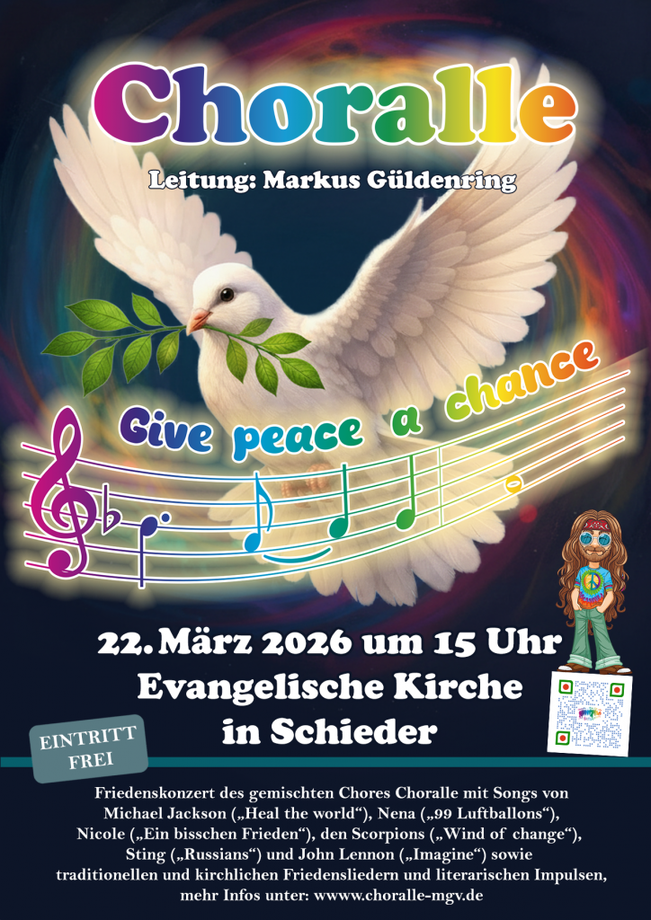 Choralle singt für Frieden